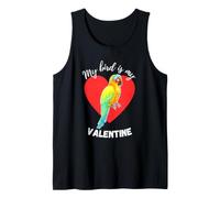 My Bird is My Valentine - Sun Conure Parrot Canotta