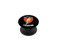 My Bird is My Valentine - Sun Conure Parrot PopSockets PopGrip Adesivo