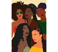'My Black is Beautiful' Journal: Inspirational Daily Lined Notebook for African American Girls, Teens & Women