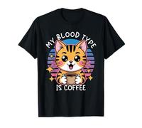 My Blood Type Is Coffee Maglietta
