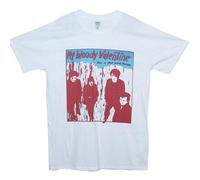 My Bloody Valentine T Shirt Fashion Mens Round Neck Short Sleeve Cotton T Shirt Cool Bottoming T Shirt Adult Tops Clothing White M