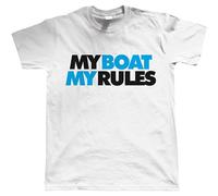 My Boat My Rules Funny Mens Sailing T Shirt