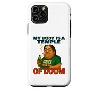 My Body Is A Temple Of Doom Divertente Gioco Umorismo Custodia per iPhone 11 Pro