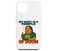 My Body Is A Temple Of Doom Divertente Gioco Umorismo Custodia per iPhone 13
