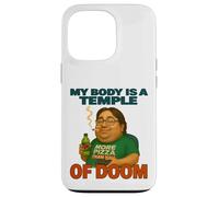 My Body Is A Temple Of Doom Divertente Gioco Umorismo Custodia per iPhone 13 Pro