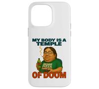 My Body Is A Temple Of Doom Divertente Gioco Umorismo Custodia per iPhone 14 Pro Max