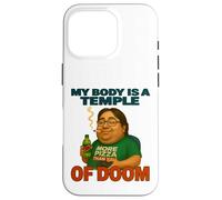 My Body Is A Temple Of Doom Divertente Gioco Umorismo Custodia per iPhone 16 Pro