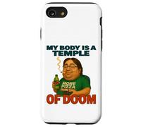 My Body Is A Temple Of Doom Divertente Gioco Umorismo Custodia per iPhone SE (2020) / 7/8