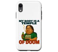 My Body Is A Temple Of Doom Divertente Gioco Umorismo Custodia per iPhone XR