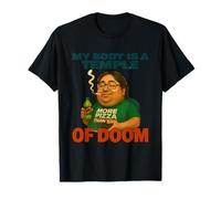 My Body Is A Temple of Doom Divertente Gioco Umorismo Maglietta