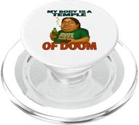 My Body Is A Temple Of Doom Divertente Gioco Umorismo PopSockets PopGrip per MagSafe