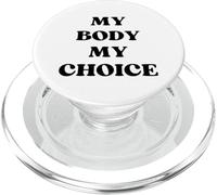 My Body My Choice - Testo in grassetto nero PopSockets PopGrip per MagSafe
