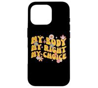 My Body My Right My Choice Feminist Pro Choice Floral Retro Custodia per iPhone 16 Pro
