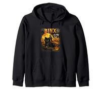 My Boo Carino Halloween Gatti Neri Design Spooky Kitty Autunno Felpa con Cappuccio