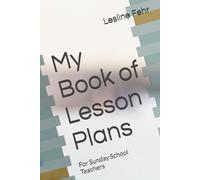 My Book of Lesson Plans: For Sunday School Teachers