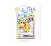 my-booster Pikachu ex 219/191 Full Art Teracristal Secreto X Écarlate et Violet 8 - Étincelles Déferlantes Box di 10 carte Pokémon Francese