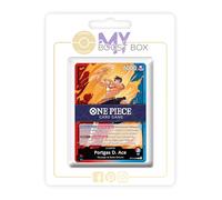 my-booster Portgas D. Ace (Portgas.D.Ace) 002 Leader & tutte le carte Blu C/UC/R X One Piece 13 - Successeurs Box di 18 carte One Piece Francese