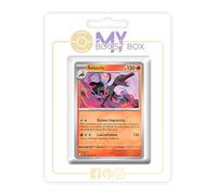 Salazzle 024/142 Reverse - my-booster X Scarlatto e Violetto 7 Corona Astrale - Box di 10 carte Pokémon Italiane