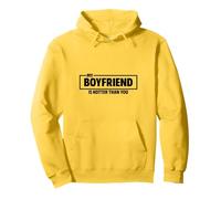 My Boyfriend Is Hotter Than Me Felpa con Cappuccio