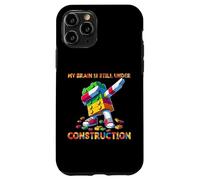 My Brain Is Still Under Construction Master Builder Dabbing Custodia per iPhone 11 Pro