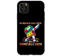 My Brain Is Still Under Construction Master Builder Dabbing Custodia per iPhone 11 Pro Max