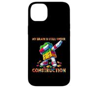 My Brain Is Still Under Construction Master Builder Dabbing Custodia per iPhone 14 Plus