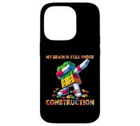 My Brain Is Still Under Construction Master Builder Dabbing Custodia per iPhone 14 Pro
