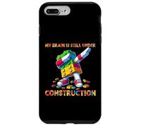 My Brain Is Still Under Construction Master Builder Dabbing Custodia per iPhone 7 Plus/8 Plus