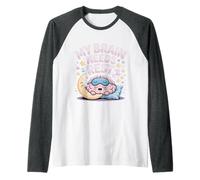 My Brain Needs Rest Burnout Stanco Umore Esausto - Maglia con Maniche Raglan