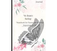 "My Brain’s Backup: Notebook for Passwords and Other Important Stuff": a log cabin notebook