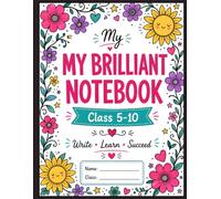 My Brilliant Notebook: A Colorful Lined Journal for Students | Write, Learn, Succeed | 8.5" x 11" School Workbook for Class 5 to 10