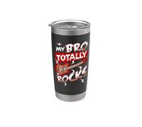 My Bro Totally Rocks, regalo d'amore per fratelli e fratelli, per bambini e adulti Bicchiere termico in acciaio inox doppia parete