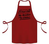 My Brother Is Anziani 30th 40th 50th Compleanno Cotone Grembiule 100% Organico