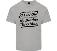 My Brother Is Anziani 30th 40th 50th Compleanno T-Shirt Bambini Bambine