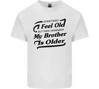 My Brother Is Anziani 30th 40th 50th Compleanno T-Shirt Bambini Bambine