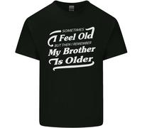 My Brother Is Anziani 30th 40th 50th Compleanno T-Shirt Ragazzi Ragazze