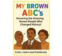 My Brown ABC’s: Alphabet & letter Tracing with pictures kids coloring book