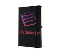 'My Bucket List' A5 carta a righe Scrapbook - Idea per amici e familiari (note-kf23-redbuck)