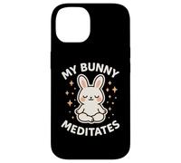 "My Bunny Meditates" - Coniglio a tema carino Custodia per iPhone 14