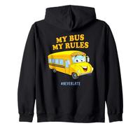 My Bus... My Rules - Men's Cute School Driver Graphic Felpa con Cappuccio