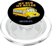 My Bus... My Rules - Men's Cute School Driver Graphic PopSockets PopGrip per MagSafe