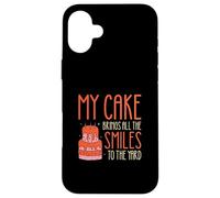 My Cake porta tutti i sorrisi al cortile - Funny Cake Bakers Custodia per iPhone 16 Plus
