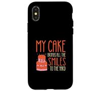 My Cake porta tutti i sorrisi al cortile - Funny Cake Bakers Custodia per iPhone X/XS