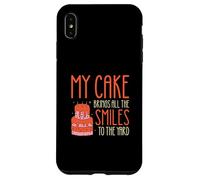 My Cake porta tutti i sorrisi al cortile - Funny Cake Bakers Custodia per iPhone XS Max