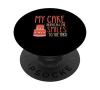 My Cake porta tutti i sorrisi al cortile - Funny Cake Bakers PopSockets PopGrip Adesivo