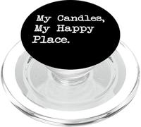 My Candles My Happy Place - Citazioni divertenti per creare candele PopSockets PopGrip per MagSafe