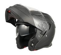 MY Casco Moto Modulare 935, Caschi Integrali Moto Omologato ECE 22.06 con Doppia Visiera per Uomo Donna (Titanio opaco, M)