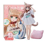 My Cat Is A Cute Girl Soy Flour White Shirt Standing Cute Anime Action Figure