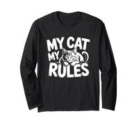 My Cat My Rules Maglia a Manica