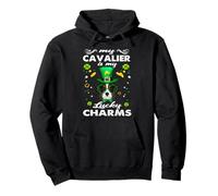My Cavalier Is My Lucky Charm Dog St Patricks Day Dogs Felpa con Cappuccio
